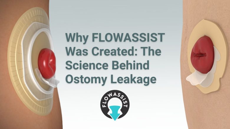 image of flowassist baseplate and flowassist seal fitted on ostomy and facing each other